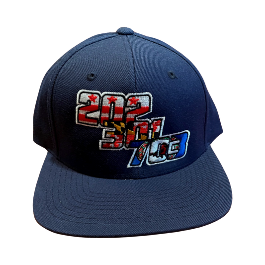 DMV Navy SnapBack Hat